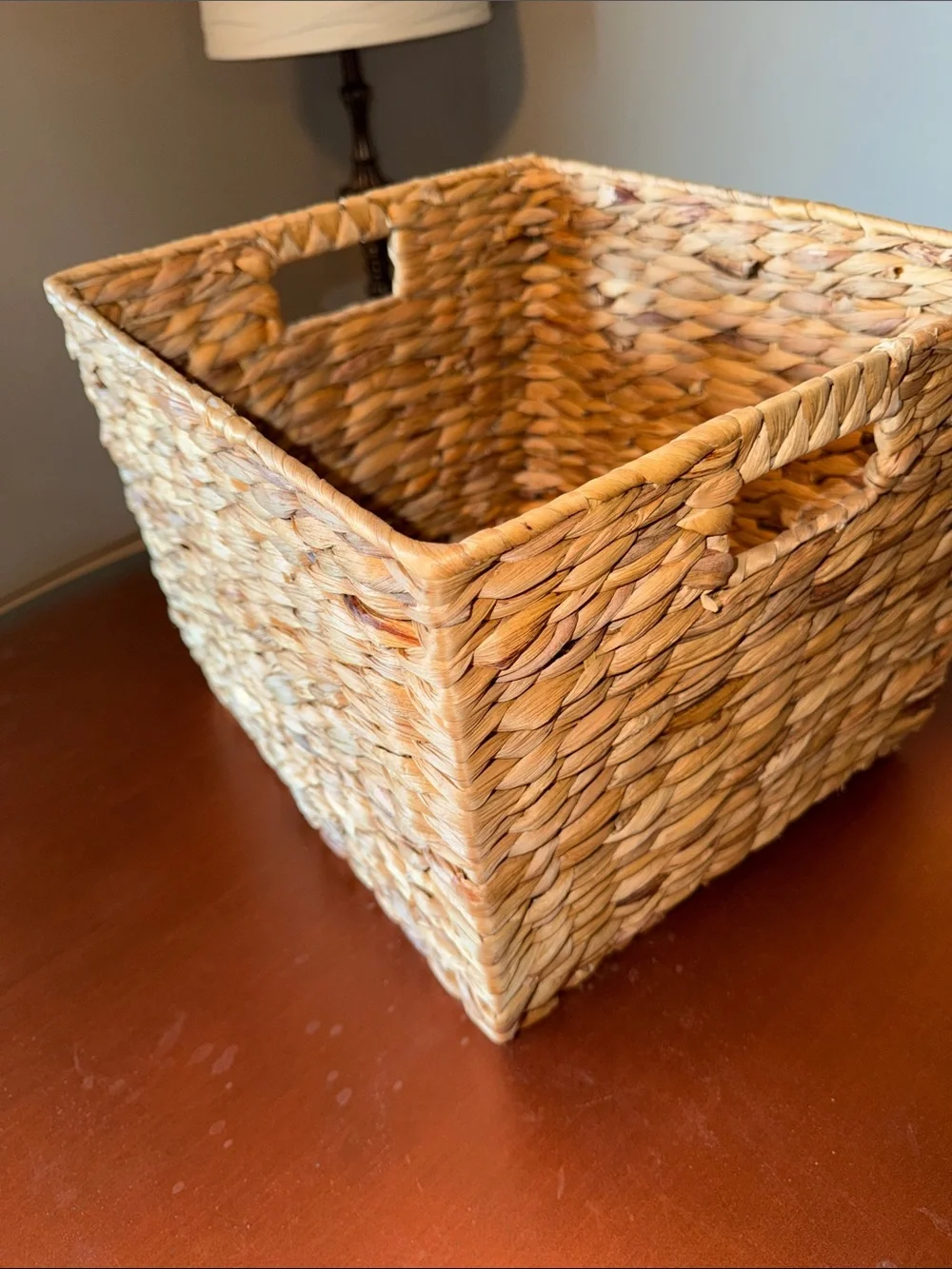 Woven Storage Basket - Natural Tan